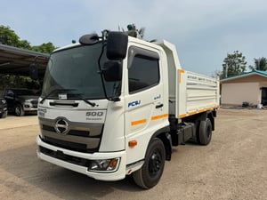 HINO FC9J 210 แรง ปี 65  ไมล์ 41,500 KM. #6ล้อดั้มเหล็กสามมิตร (SMM) รั้ว 2 ไม้ #LEK1176 
