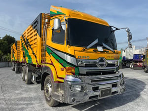 HINO FM1A 344HP ปี 66 ไมล์ 284,400 km. #10ล้อพ่วงเกษตร #LEK939-940