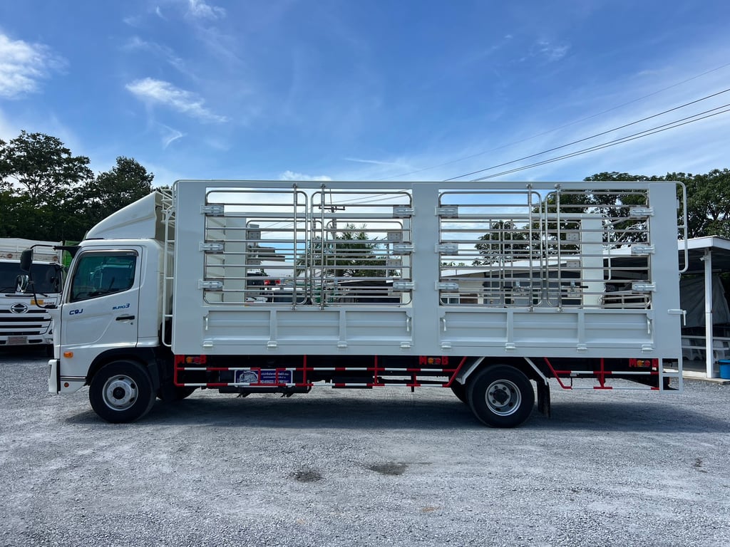 HINO FC9J 210HP ปี64 #กระบะเหล็กลูกรั้วเลส #LEK754 HINO FC9J 210HP ปี64 #กระบะเหล็กลูกรั้วเลส #LEK754