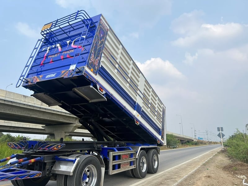 ISUZU FXZ 360 HP ปี 67 ไมล์ 172,951 km #พ่วงแม่ลูกกระบะเหล็กดั้มเกษตร อู่ฟีนิกส์ #LEK1147-1148