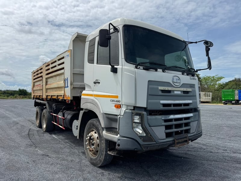  UD TRUCKS CWE 280 HP ปี 62  ไมล์ 59,946 KM.#กระบะดั้ม ดิน หินต่ออู่ไทยรุ่ง(TTR)