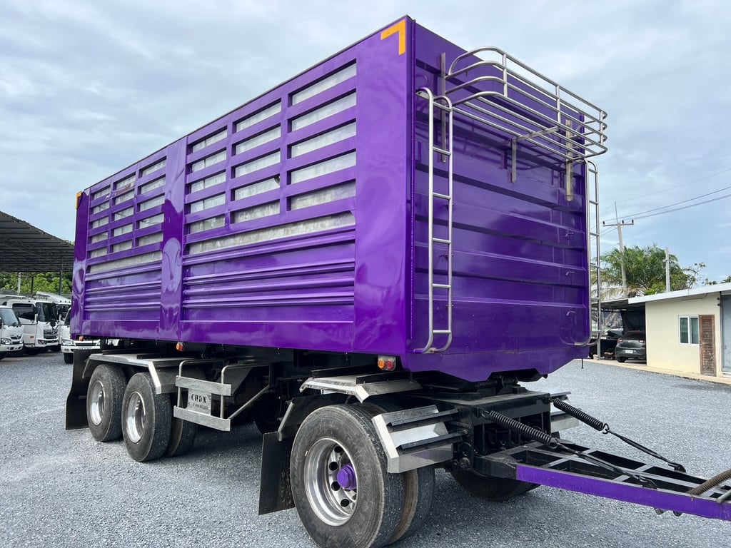 HINO FM2P 380HP ปี65 ไมล์ 188,000 KM. #10ล้อพ่วงกระบะเหล็กดั้มเกษตร #LEK568,569