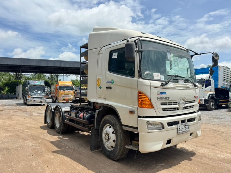 ็HINO FM2P CNG 360 HP ปี54  ไมล์ 506,000 km. #หัวลาก