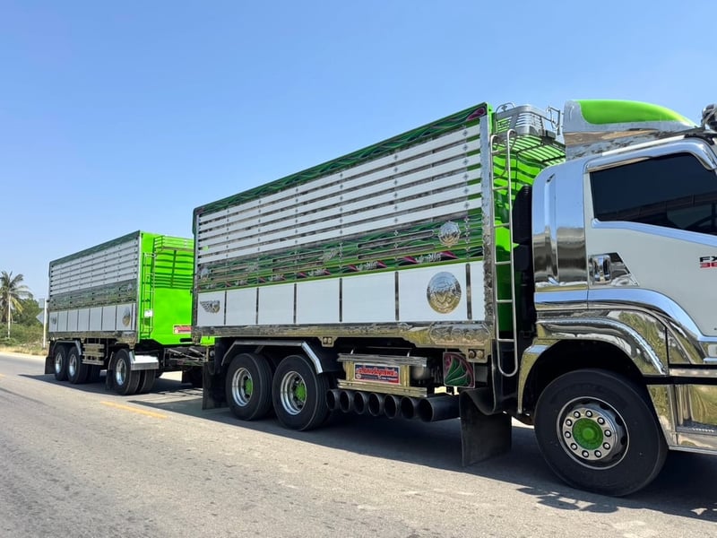 ISUZU FXZ 360HP หน้า GIGA ปี 2565 ไมล์ 208,467 KM. #แม่-ลูกดั้มเกษตร กระบะอลูมิเนียม พื้นเลส #LEK1231 - 1241 ISUZU FXZ 360HP หน้า GIGA ปี 2565 ไมล์ 208,467 KM. #แม่-ลูกดั้มเกษตร กระบะอลูมิเนียม พื้นเลส #LEK1231 - 1241
