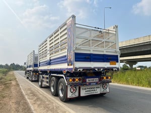 ISUZU FXZ 360 HP ปี 67 ไมล์ 172,951 km #พ่วงแม่ลูกกระบะเหล็กดั้มเกษตร อู่ฟีนิกส์ #LEK1147-1148