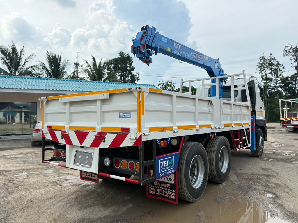 ็HINO FM1A 344 แรงม้า ปี 66 ไมล์แท้แค่ 13,000 KM. #10ล้อเครน XCMG 6.5 ตัน (4 ปลอก 3 ชัก) #LEK1058 ็HINO FM1A 344 แรงม้า ปี 66 ไมล์แท้แค่ 13,000 KM. #10ล้อเครน XCMG 6.5 ตัน (4 ปลอก 3 ชัก) #LEK1058