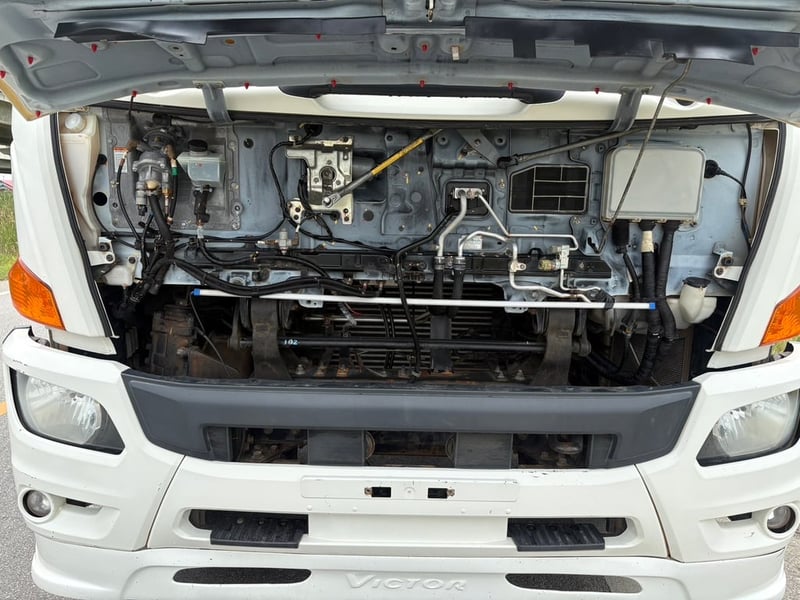  HINO VICTOR FL8J ปี61 ไมล์ 698,000 km. #รถหมู3 ชั้นยาว 7.60 ม. 