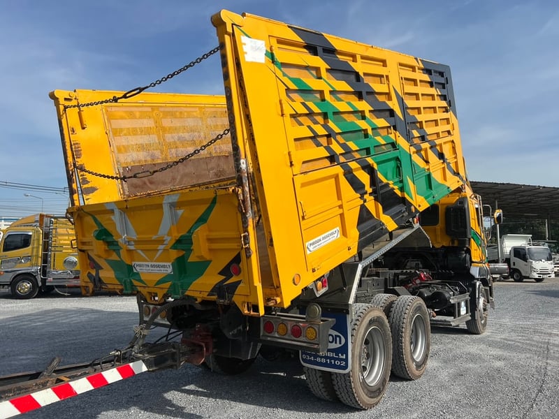 HINO FM1A 344HP ปี 66 ไมล์ 284,400 km. #10ล้อพ่วงเกษตร #LEK939-940