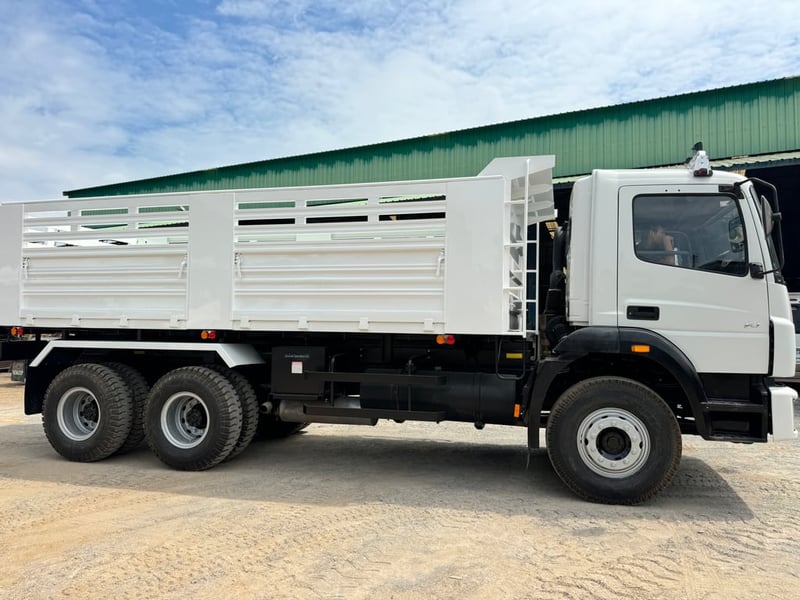 FUSO FJ280HP ปี65 ไมล์น้อย 59,939 km. #10ล้อกระบะดั้มสามมิตร #Lek 418 