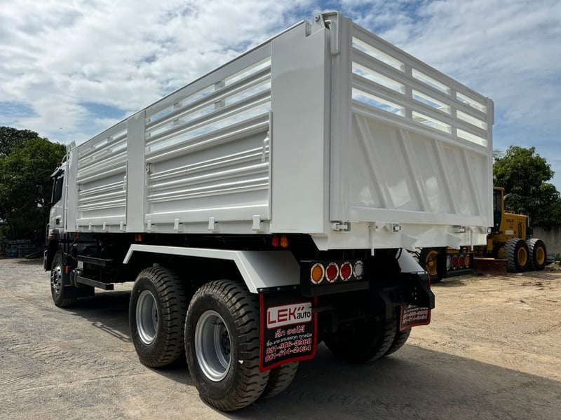 FUSO FJ280HP ปี65 ไมล์น้อย 59,939 km. #10ล้อกระบะดั้มสามมิตร #Lek 418 