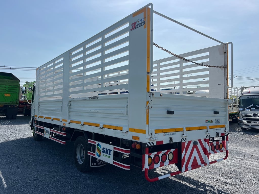 ISUZU FRR 210HP ปี66 ไมล์ 131,412  KM. #กระบะเหล็ก SKT ยาว 6.00 ม. สูง1.90 ม.#LEK 903