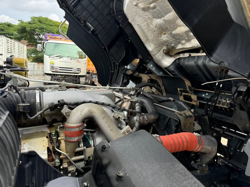 Hino Fm1a 344 HP ปี64  ไมล์ 354,000 KM. #10ล้อพ่วงกระบะเหล็กไม่ดั้ม #Lek1056-1057 