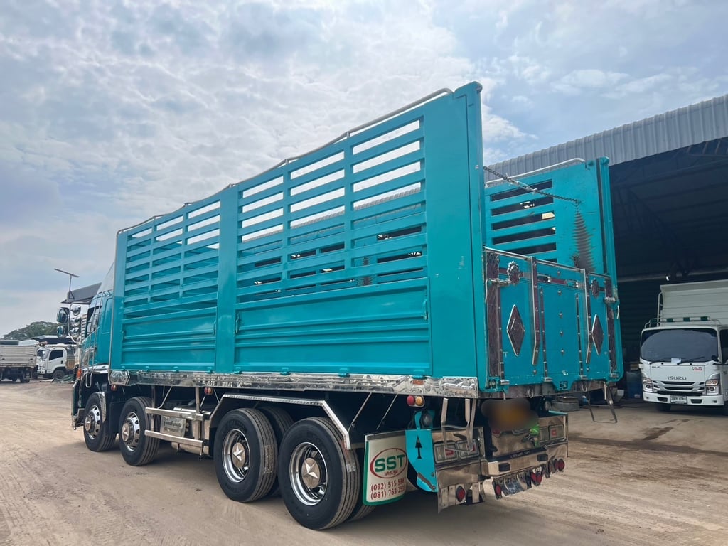 HINO FL1A 344 HP ปี 66 ไมล์ 213,500 km. #12 ล้อดั้ม กระบะดั้มเกษตร แผงสูง ##LEK1095 HINO FL1A 344 HP ปี 66 ไมล์ 213,500 km. #12 ล้อดั้ม กระบะดั้มเกษตร แผงสูง ##LEK1095