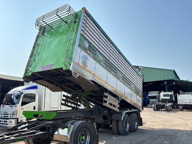 ISUZU FXZ 360HP หน้า GIGA ปี 2565 ไมล์ 208,467 KM. #แม่-ลูกดั้มเกษตร กระบะอลูมิเนียม พื้นเลส  #LEK1231 - 1241