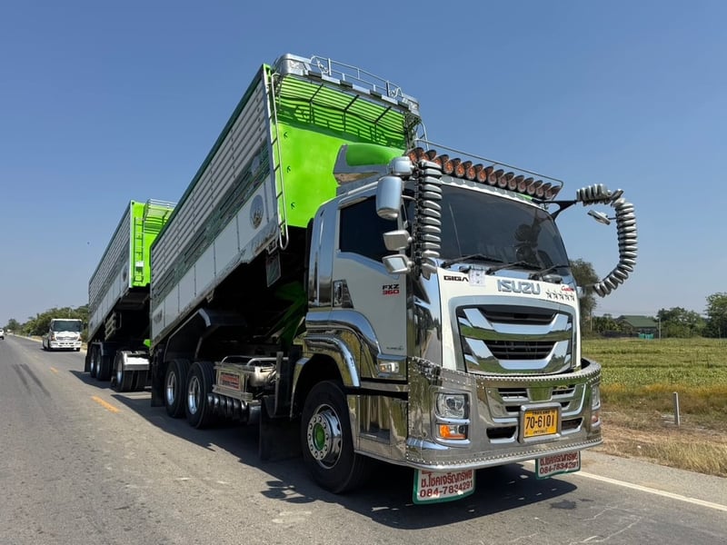 ISUZU FXZ 360HP หน้า GIGA ปี 2565 ไมล์ 208,467 KM. #แม่-ลูกดั้มเกษตร กระบะอลูมิเนียม พื้นเลส #LEK1231 - 1241 ISUZU FXZ 360HP หน้า GIGA ปี 2565 ไมล์ 208,467 KM. #แม่-ลูกดั้มเกษตร กระบะอลูมิเนียม พื้นเลส #LEK1231 - 1241