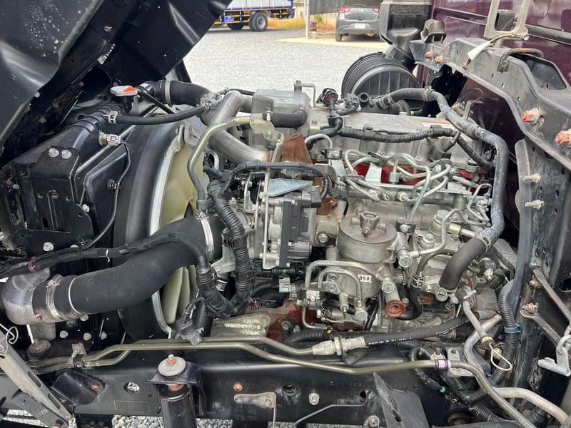 HINO FC9J 210 แรงม้า ปี 2566 ไมล์ 275,000 กม. #8ล้อ กระบะเหล็กเปิดข้าง  ยาว 6.60 เมตร #Lek980 