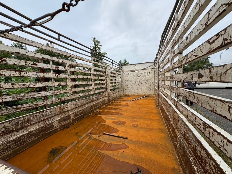 กระบะเหล็ก คอกสูง ยาว 7.45 ม. คาน 85 #L26