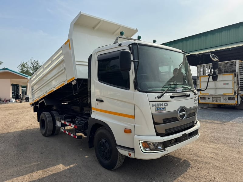 HINO FC9J 210 แรง ปี 65  ไมล์ 41,500 KM. #6ล้อดั้มเหล็กสามมิตร (SMM) รั้ว 2 ไม้ #LEK1176 