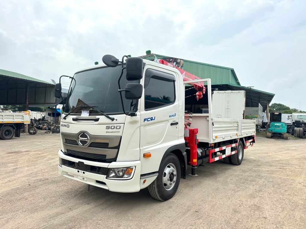 HINO FC9J 210HP ปี66 (ธันวา) ไมล์น้อย 103,000km. #รถ6ล้อเครน #รถ6ล้อเครน HINO FC9J 210HP ปี66 (ธันวา) ไมล์น้อย 103,000km. #รถ6ล้อเครน #รถ6ล้อเครน