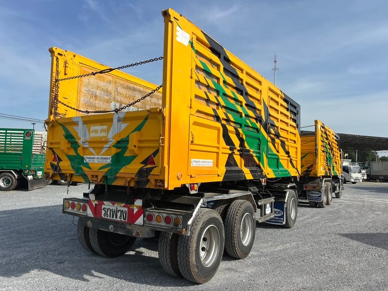 HINO FM1A 344HP ปี 66 ไมล์ 284,400 km. #10ล้อพ่วงเกษตร #LEK939-940