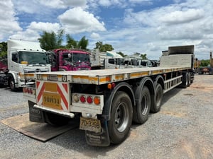 ็็HINO FM1A 344 ปี 58 ไมล์ 829,050 KM. #หัวลากฮีโน่ วิคเตอร์ พร้อมหางพื้นเรียบสามมิตร ปี62 