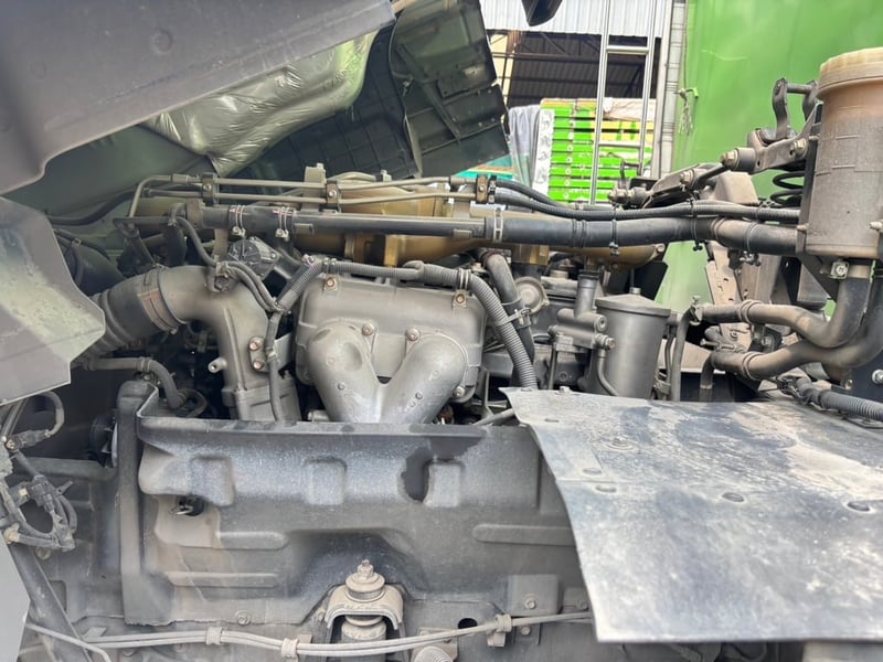 ISUZU FXZ 360HP หน้า GIGA ปี 2565 ไมล์ 208,467 KM. #แม่-ลูกดั้มเกษตร กระบะอลูมิเนียม พื้นเลส  #LEK1231 - 1241