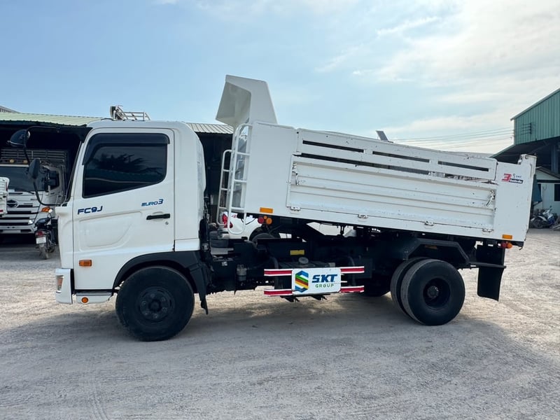  HINO DOMINATOR FC9J 175 แรง ปี66 ไมล์ 37,115 กม. # กระบะดั้ม SKT รั้ว 2 เส้น #LEK1160