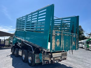 HINO FL1A 344 HP ปี 66 ไมล์ 213,500 km. #12 ล้อดั้ม กระบะดั้มเกษตร แผงสูง ##LEK1095