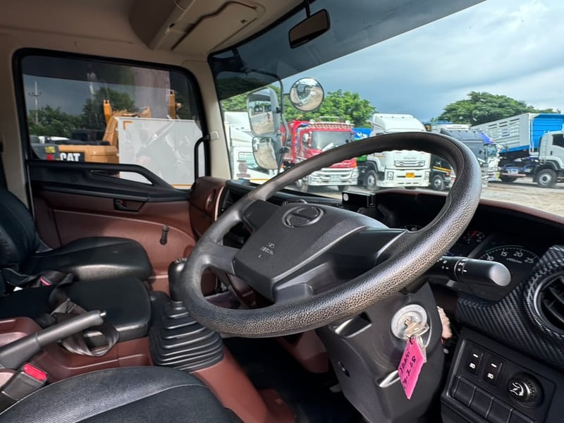 ็HINO FC9J 175HP ปี66 ไมล์33,300 km. #6ล้อ กระบะดั้ม สามมิตร SMM 4รั้ว #LEK923