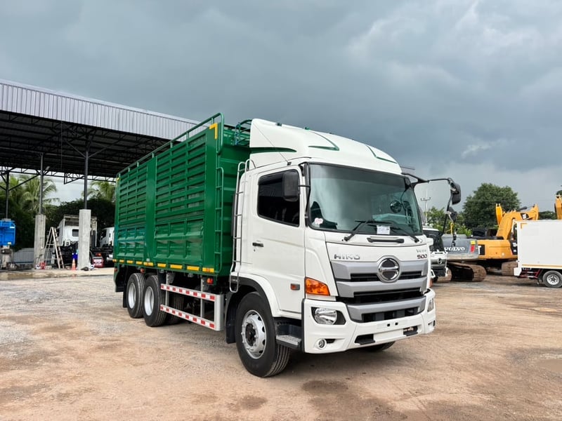 ็HINO FL8J 260HP ปี 64 ไมล์ 506,000 km. #10ล้อล่อง กระบะพนัส panus #LEK921