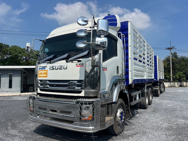 ISUZU FXZ 360 ปี66 (ตุลา) MT ไมล์น้อย 120,000km. #กระบะดั้ม พืชผลการเกษตร #LEK 948-995