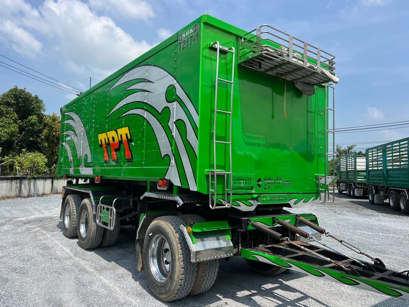 ISUZU FXZ 360 ปี 65 ไมล์น้อยเพียง 120,000 km. #รถพ่วงดินกระบะอลูมิเนียม SHK #LEK 943-944