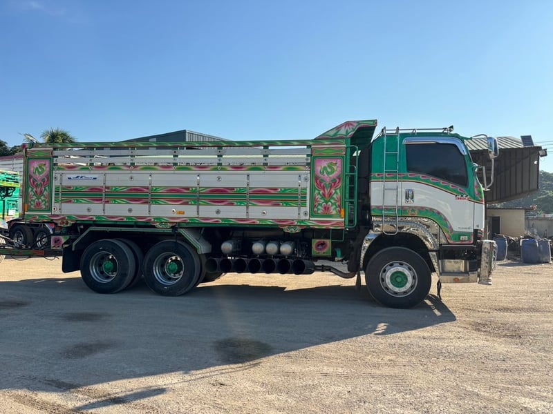 ISUZU FXZ 360 HP ปี 60 ไมล์ 667,000 กม. #กระบะดั้มอลูมิเนียม วิ่งดิน กระบะ ST ##LEK1077-1078