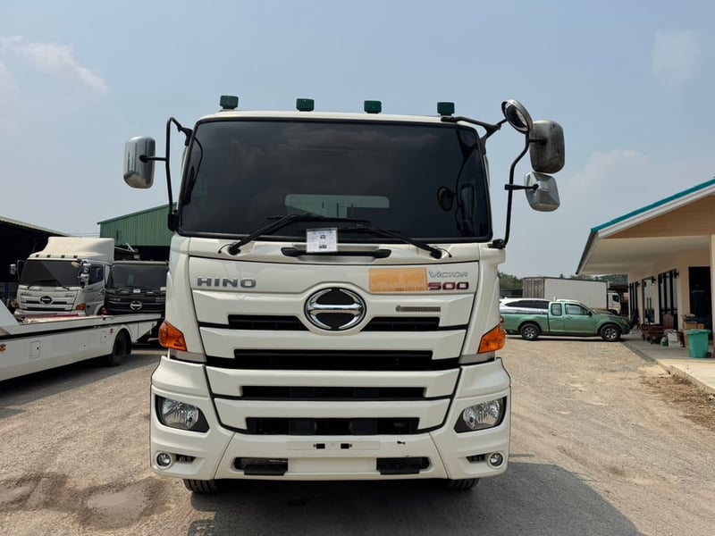 HINO FM2P 380 HP ปี 66 ไมล์ 53,761 km. #พื้นเรียบ แม่+ลูก #LEK 1247-1248