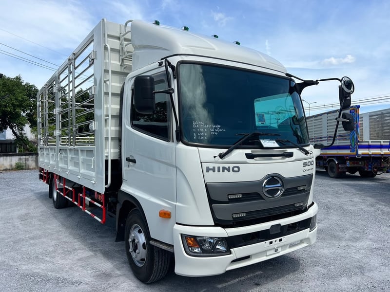 HINO FC9J 210HP ปี64 #กระบะเหล็กลูกรั้วเลส #LEK754 