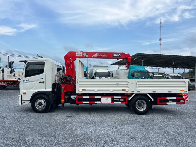 HINO FC9J 210HP ปี66 (ธันวา) ไมล์น้อย 103,000km. #รถ6ล้อเครน #รถ6ล้อเครน