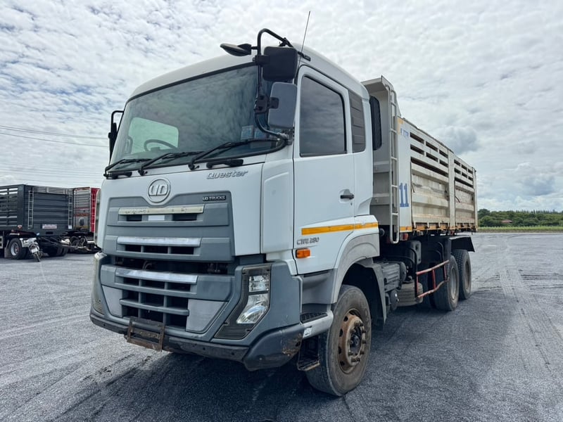 UD TRUCKS CWE 280 HP ปี 62 ไมล์ 59,946 KM.#กระบะดั้ม ดิน หินต่ออู่ไทยรุ่ง(TTR) UD TRUCKS CWE 280 HP ปี 62 ไมล์ 59,946 KM.#กระบะดั้ม ดิน หินต่ออู่ไทยรุ่ง(TTR)