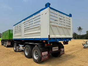  ลูกพ่วง3คาน ปี65 #กระบะดั้มเหล็ก SKT 5รั้ว #LEK852- L99