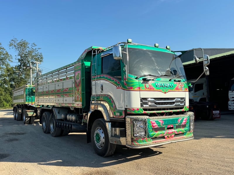 ISUZU FXZ 360 HP ปี 60 ไมล์ 667,000 กม. #กระบะดั้มอลูมิเนียม วิ่งดิน กระบะ ST ##LEK1077-1078