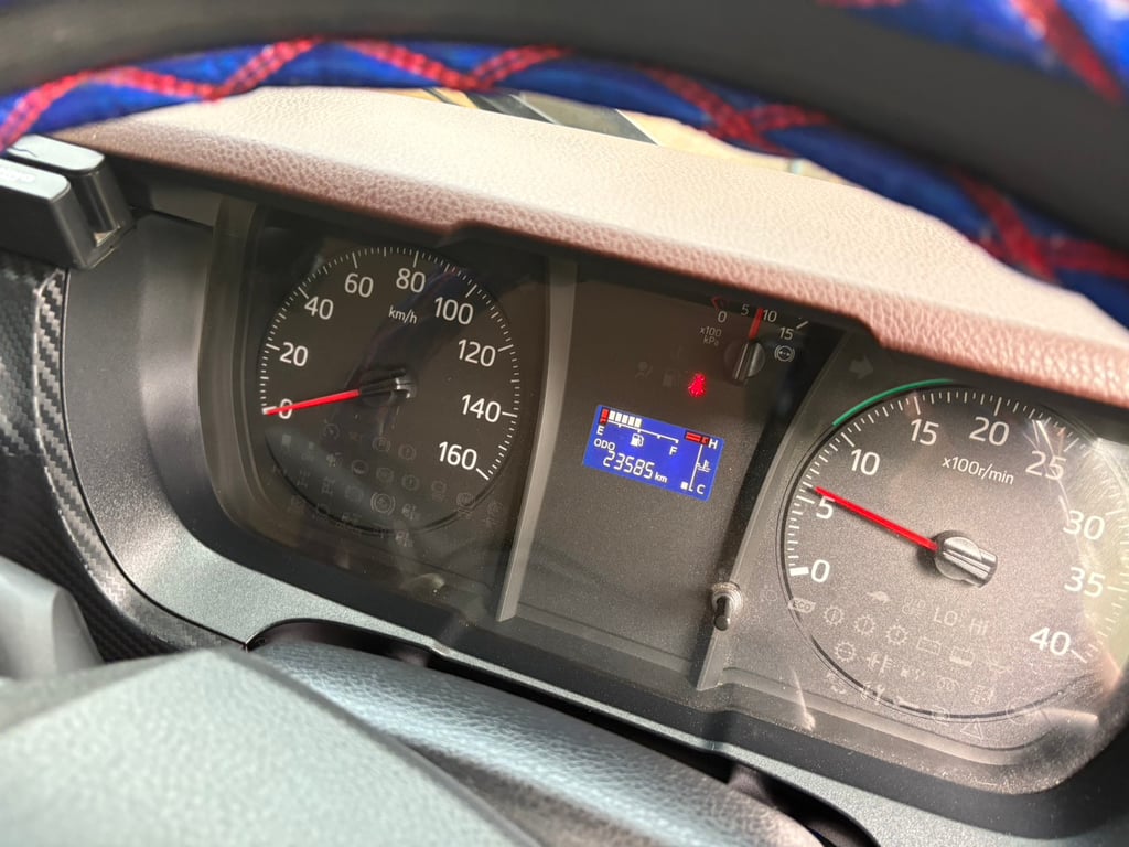 HINO FC9J 210HP  ปี65  ไมล์ 23,585km. #6ล้อดั้ม2รั้ว #LEK1038