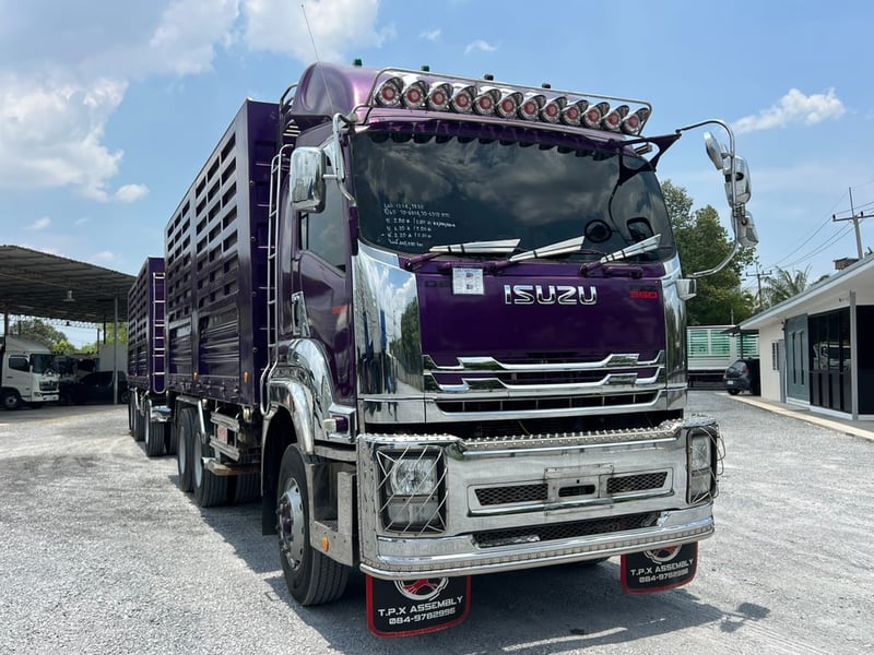 ISUZU FXZ 360 HP ปี 2565 ไมล์ 445,852 KM. #พ่วงแม่-ลูกไม่ดั้ม #LEK1234-1235