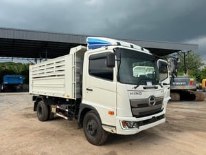 ็HINO FC9J 175HP ปี66 ไมล์33,300 km. #6ล้อ กระบะดั้ม สามมิตร SMM 4รั้ว #LEK923