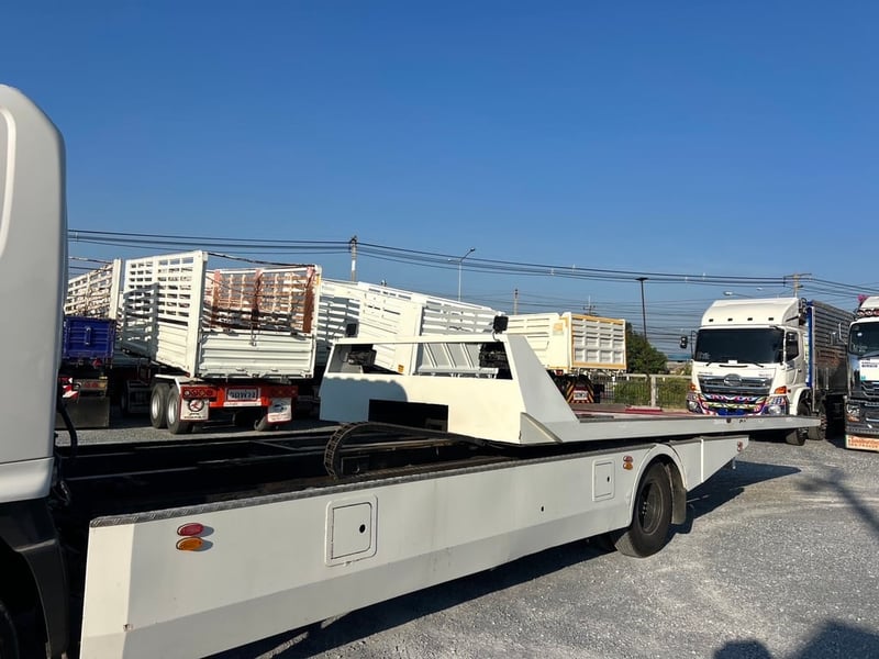  HINO FC9J 175HP ปี59 ไมล์ 607,000 KM. #รถสไลด์ 6 ล้อ #LEK1196