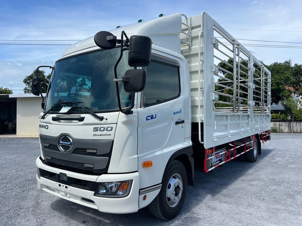 HINO FC9J 210HP ปี64 #กระบะเหล็กลูกรั้วเลส #LEK754 HINO FC9J 210HP ปี64 #กระบะเหล็กลูกรั้วเลส #LEK754