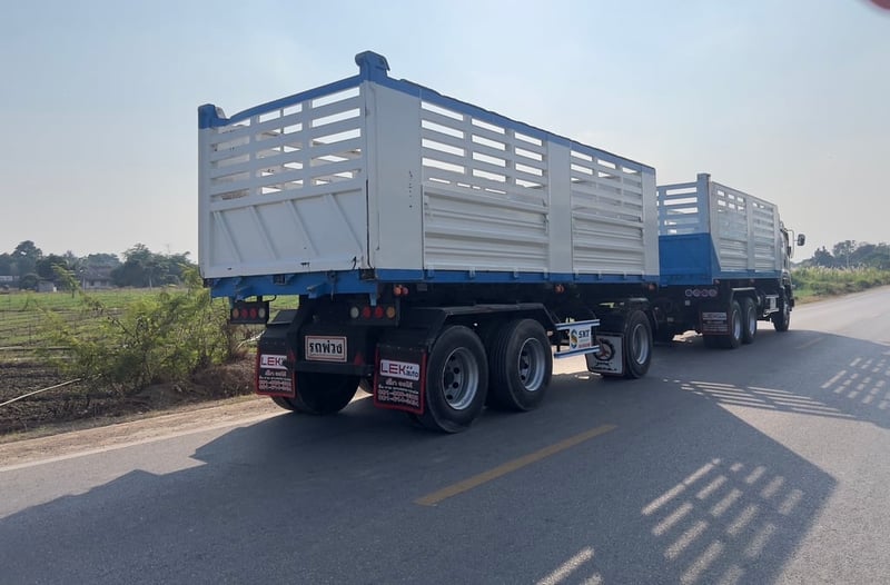  ISUZU FXZ 360 ปี65 ไมล์ 33,000 KM. #พ่วงแม่ลูก  #LEK353-852