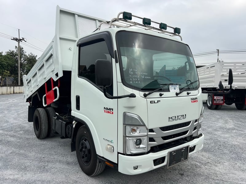 ISUZU  NMR 130แรงม้า ปี65  ไมล์ 65,500 KM. #กระบะดั้มยาว 3.10 ม.  #LEK1134