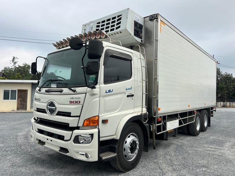 HINO FL8J 260HP ปี 65 ไมล์ 228,000 KM. #10ล้อเพลาเดียว ตู้เย็น #LEK1111 HINO FL8J 260HP ปี 65 ไมล์ 228,000 KM. #10ล้อเพลาเดียว ตู้เย็น #LEK1111