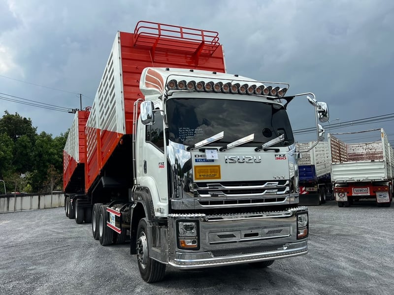  ISUZU FXZ 360 HP MTแท้ ปี 66 ไมล์ 168,000 km. #กระบะ SKT 7 รั้ว คอกเกษตร #LEK 1260-1261