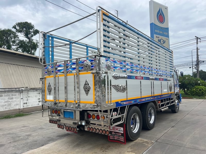 HINO FL8J 260HP เพลาเดียว ปี59 ไมล์87,000km. #ล่องกระบะมีเนียม#LEK400