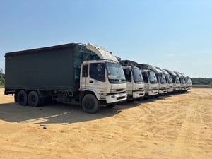 ISUZU FVM 230HP ปี46 #รถตู้ผ้าใบ ยาว6.30 